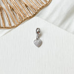 Load image into Gallery viewer, Heart Charm ( 18K Silver  Plated)

