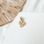 Load image into Gallery viewer, Dazzling Ribbon Charm (18K Gold Plated)
