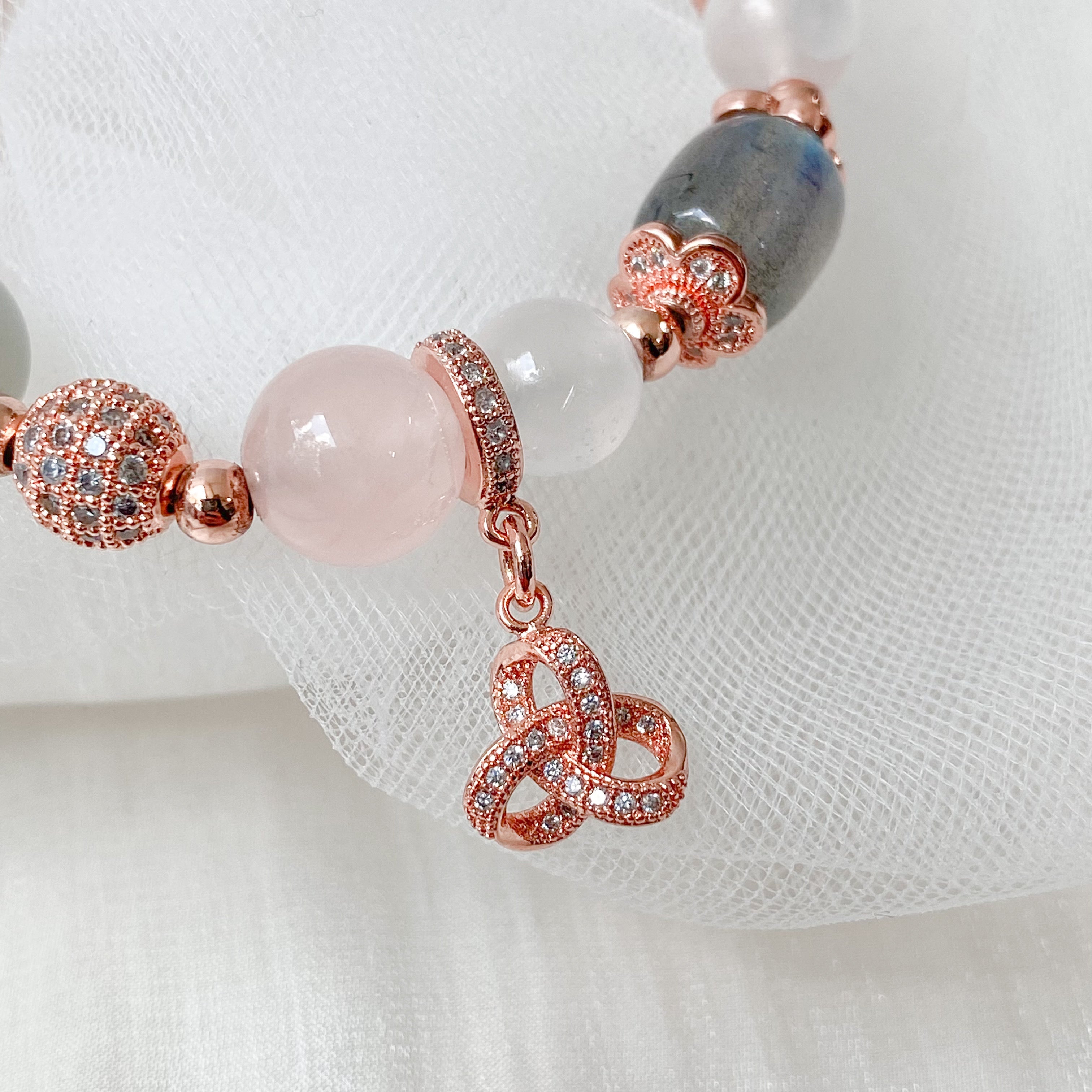 Infinity Charm (18K Rose Gold Plated)