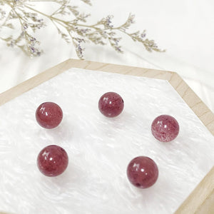 [Premium] Strawberry Quartz Bead 11-11.9mm