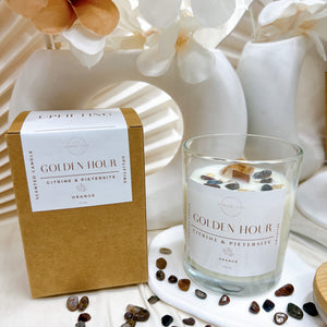 Crystal Candle - Golden Hour