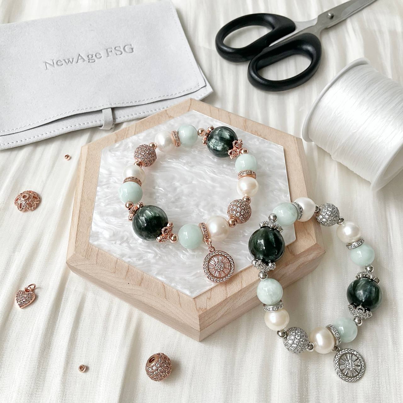 DIY Ombre Green Bracelet Kit