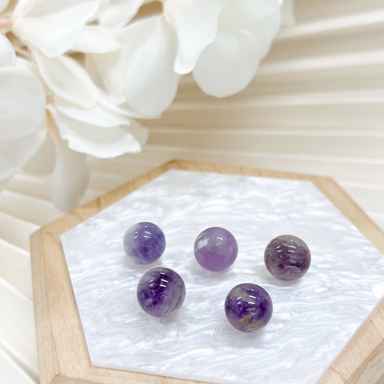 [Premium] Phantom Amethyst Bead 12mm