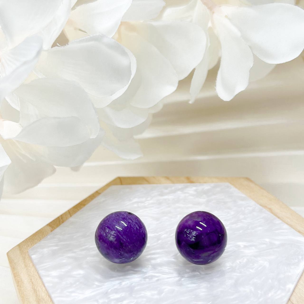 [Premium] Charoite Bead 17mm